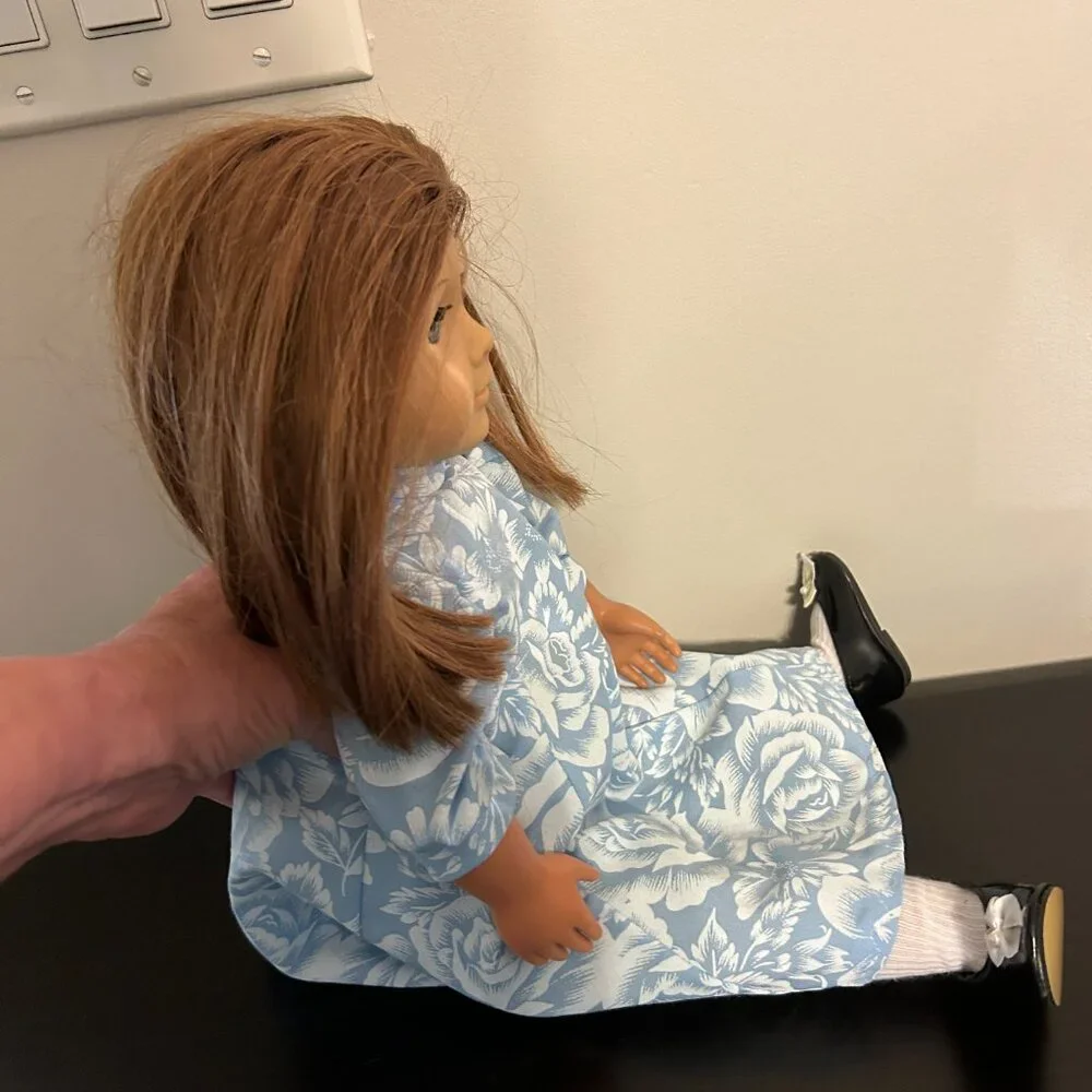 PLEASANT COMPANY American Girl 18" Doll with Homemade Dress - Picture 6 of 11